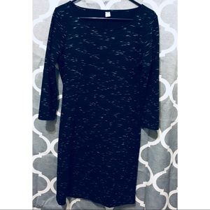 Old Navy Ling Sleeve Black Dress Size Med